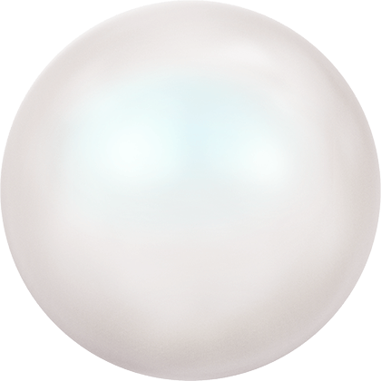 (image for) 5817 10mm.. Pearlescent White Half Pearl PQ 25
